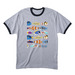 A Fully Stocked Library, a Athletic Heather/ Jet Black Cotton Ringer Tee