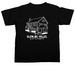 Hillel Home, a Black Comfort Colors Unisex Tee (back-view)