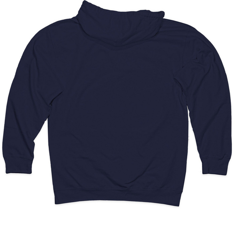 DNR Celebrating Everyone Belongs Outdoors, a Classic Navy Midweight Pullover Hoodie (back-view)