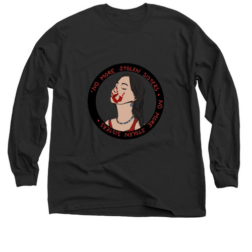 Red Dress Day Campaign (ACCELERATED Shipping), a Black Classic Long Sleeve Tee