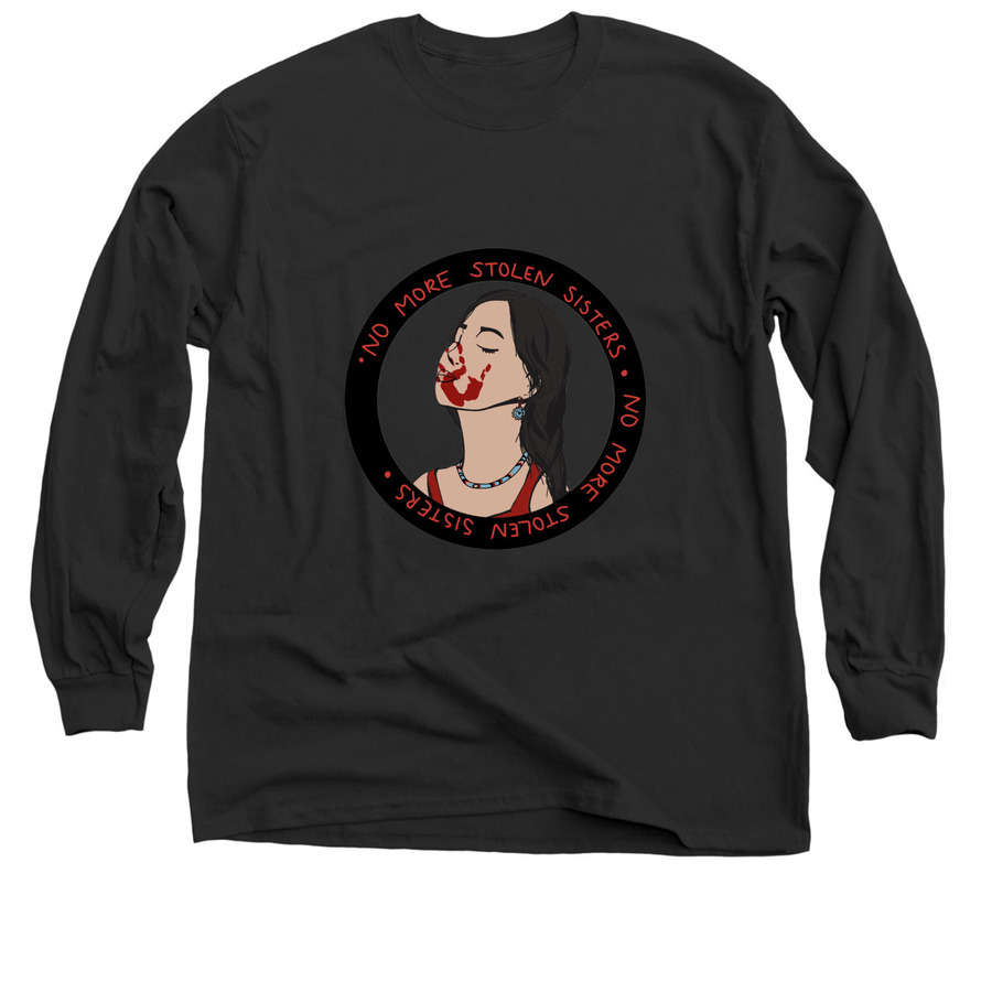 Red Dress Day Campaign (ACCELERATED Shipping), a Black Classic Long Sleeve Tee