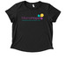 MomsHope Eco Triblend Women's Scoop Neck Tee, a Space Black Allmade Eco Triblend Women?s Scoop Neck Tee