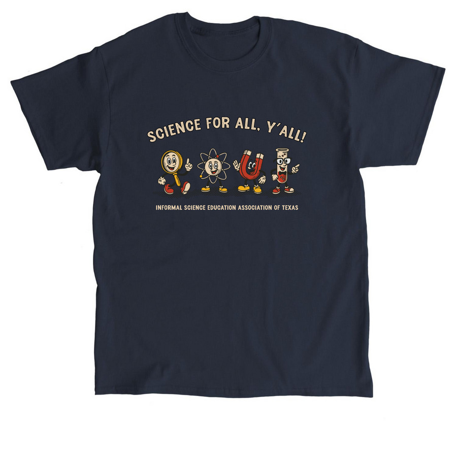 Science For All, Y'all!, a Navy Classic Unisex Tee
