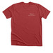 The Crimson Stamp Collection, a Heather Canvas Red Premium Unisex Tee