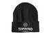 Keep Those Ears Warm&nbsp;, a Heather Charcoal Printed Cuffed Beanie