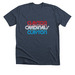 2024 School Shirt, a Heather Midnight Navy Premium Unisex Tee