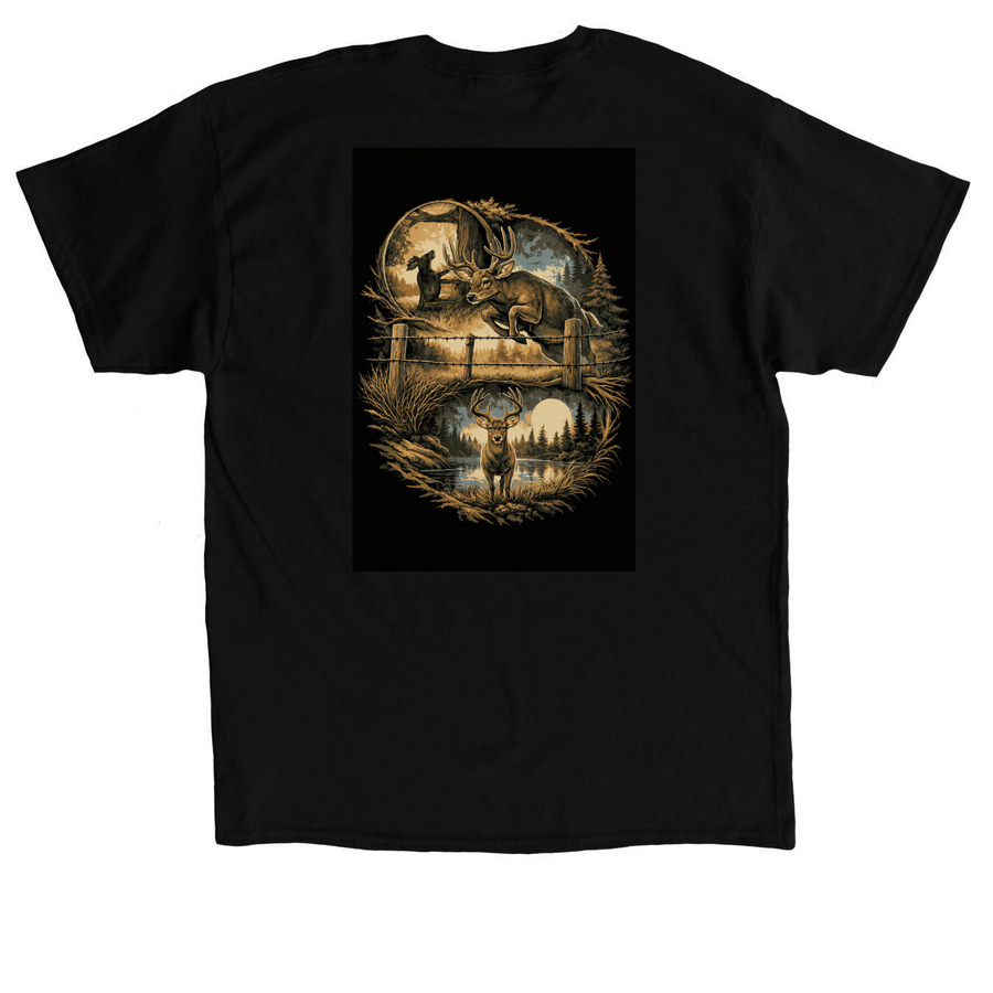 Hope in ink option 1, a Black Classic Unisex Tee (back-view)