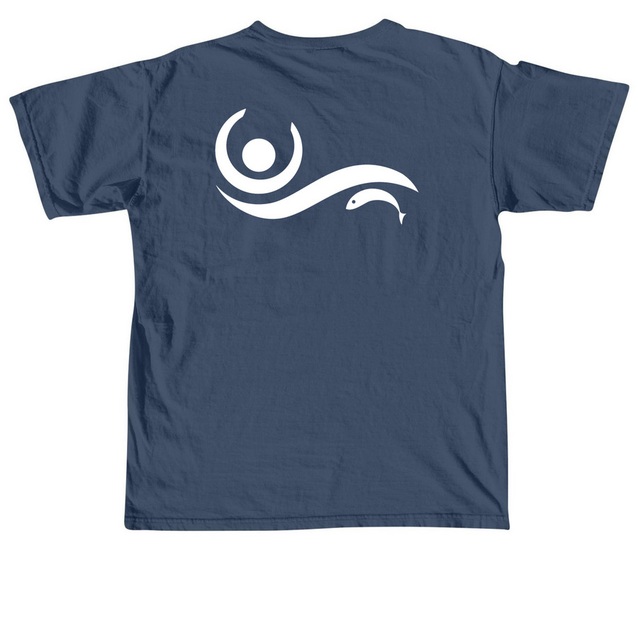 Salem Sound Coastwatch Gear - Shirt, a Midnight Comfort Colors Unisex Tee (back-view)