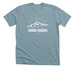 Connor Conquers A-T Shop, a Heather Blue Lagoon Premium Unisex Tee