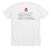 As Lost As Moths Summer Tour T, a Solid White Blend Premium Unisex Tee (back-view)