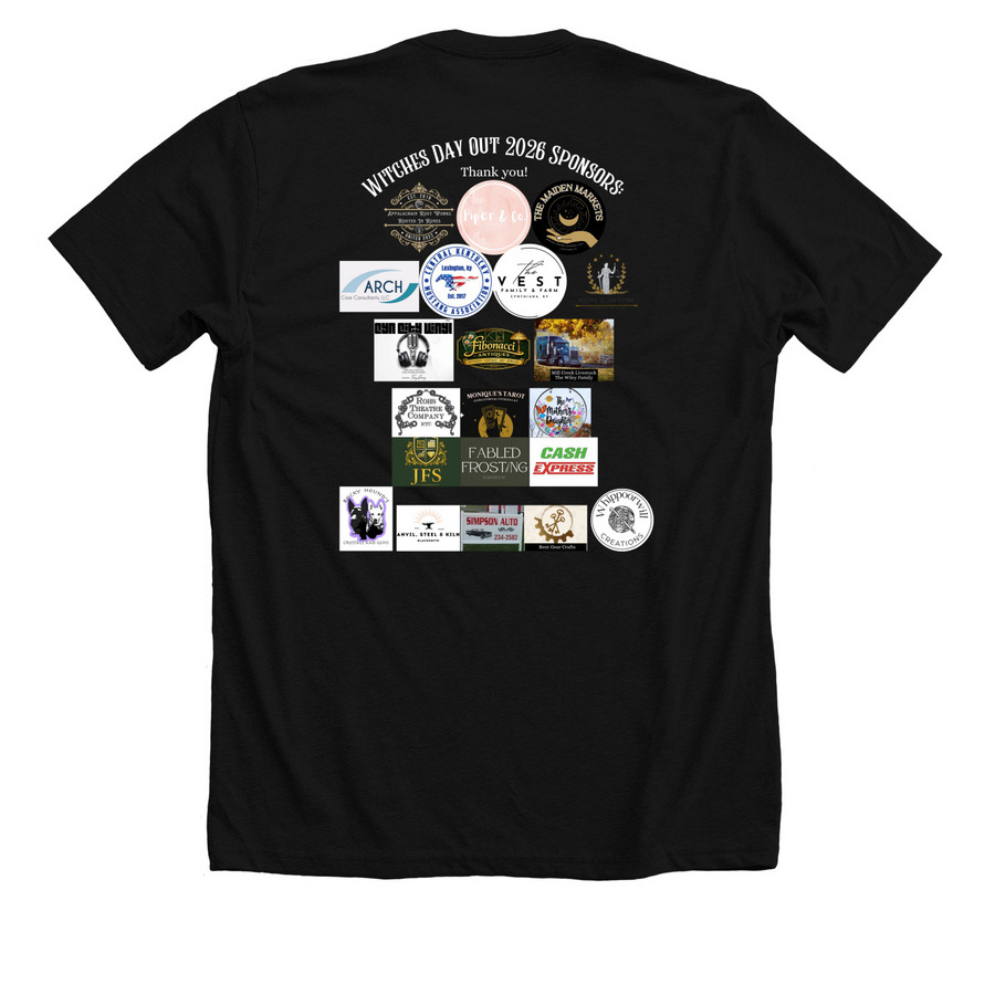Dark Options for the 2026 Winner Design, a Solid Black Blend Premium Unisex Tee (back-view)