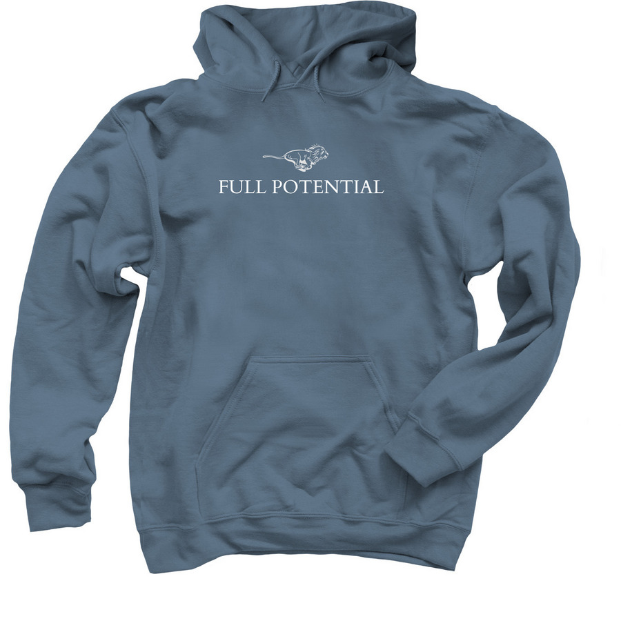 FULL POTENTIAL Hoodie, a Indigo Pullover Hoodie