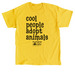 Cool People Adopt Animals, a Daisy Classic Unisex Tee