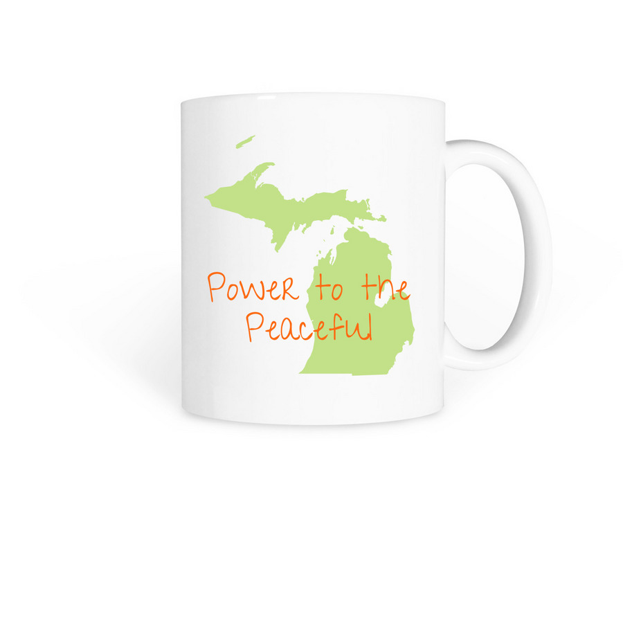 Alan Swank for MI, a White Coffee Mug