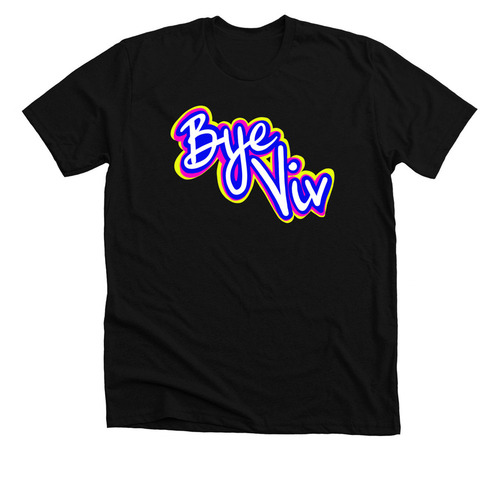 Bye Viv, a Solid Black Blend Premium Unisex Tee