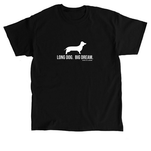Trying to get a Dachshund, a Black Classic Unisex Tee