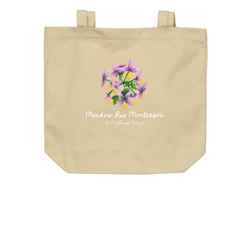 Meadow Rue Totes, a Oyster Organic Cotton Tote Bag