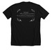 Western Wind T-Shirt - Dark, a Solid Black Blend Premium Unisex Tee (back-view)