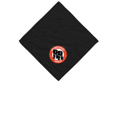 Bandana, a Black Cotton Bandana