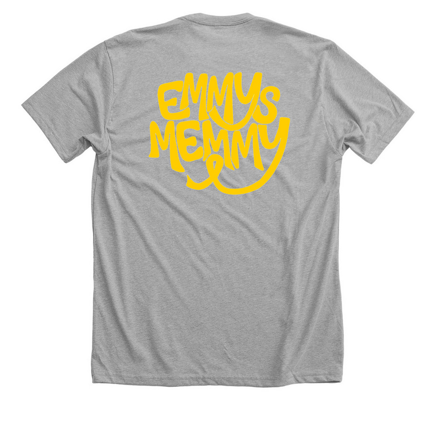 Be An Advocate, a Athletic Heather Premium Unisex Tee (back-view)