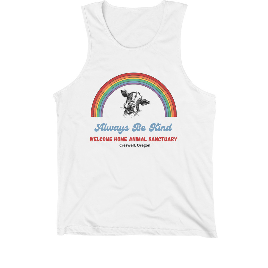 Be Kind to ALL Kinds, a White Premium Cotton Tank