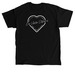 Do Unto Others Heart, a Black Classic Unisex Tee
