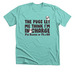 The Pugs are in Charge, a Heather Sea Green Premium Unisex Tee