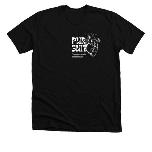 Pursuit, a Solid Black Blend Premium Unisex Tee