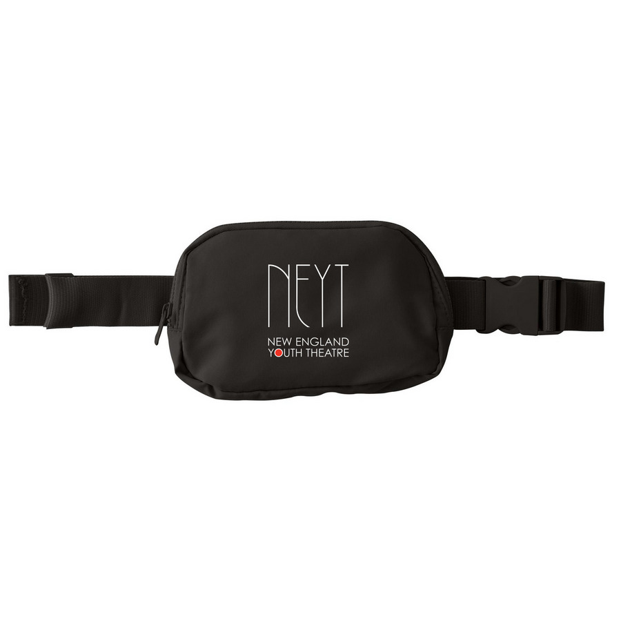 NEYT Logo Hip Pack, a Deep Black Matte Hip Pack