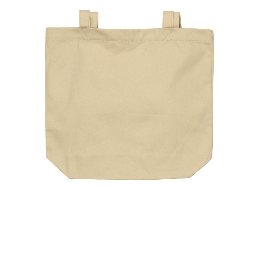 Swim California Totes, a Oyster Organic Cotton Tote Bag (back-view)