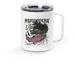 Salmon Mug, a White Stainless Steel Travel Mug