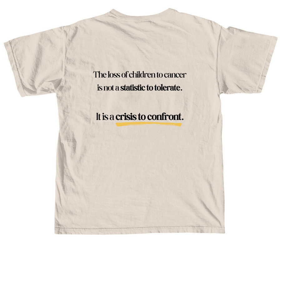 Cordelia's Courage Collective, a Ivory Comfort Colors Unisex Tee (back-view)