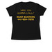 RUST BUSTERS PERFORMANCE, a Black Women's Performance Tee (back-view)