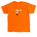 This is Me | Transverse Myelitis, a Orange Classic Unisex Tee