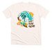 Don't Surf Alone Surf Dog Surf-A-Thon, a Heather Natural Premium Unisex Tee