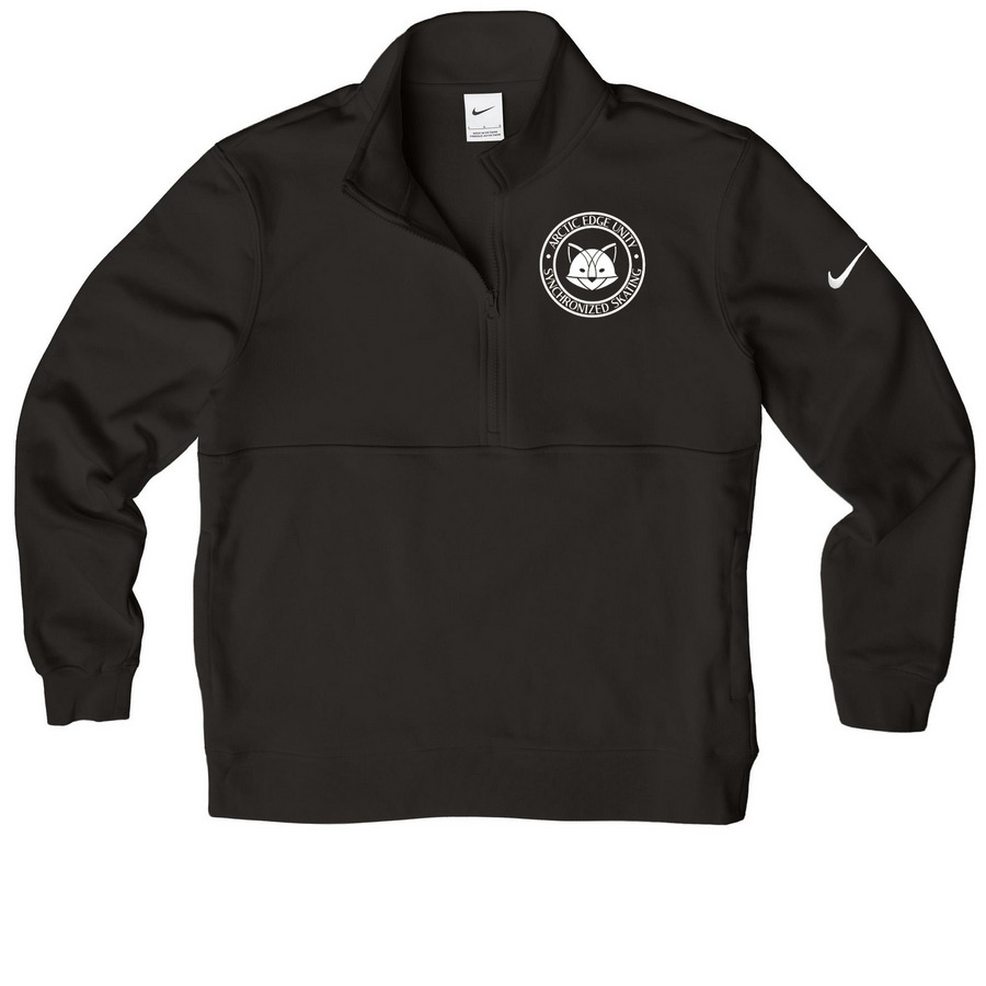 AEU Nike Fleece Half-Zip, a Black Nike Club Fleece Half Zip Pullover