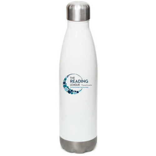 Support TRL-MA!, a White Stainless Steel Water Bottle