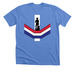 Minuteman Ribbon, a Heather Columbia Blue Premium Unisex Tee