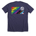 DNR Celebrating Pride Year Round Fundraiser, a Heather Lapis Premium Unisex Tee (back-view)