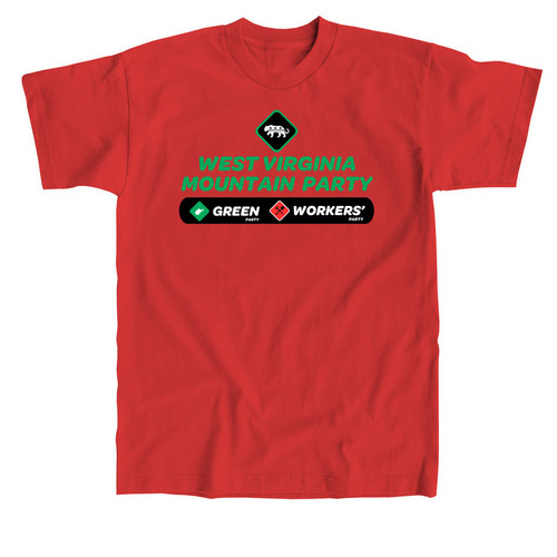 Mountain Party, a Red Union Made Unisex Tee
