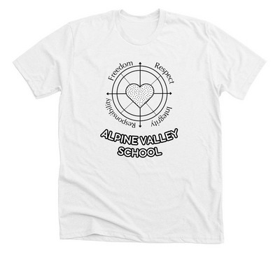 Wearable Student Art!, a Solid White Blend Premium Unisex Tee