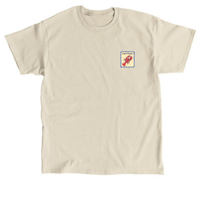 Adult Unisex 2026 Crawfish Boil Stamp Tee, a Sand Classic Unisex Tee