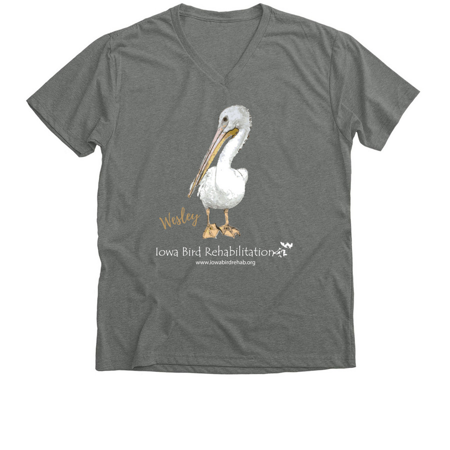 Our Friend Wesley 2.0!, a Deep Heather Premium V-Neck Tee