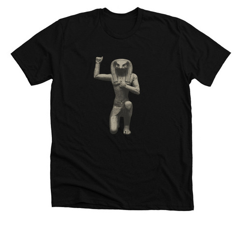 Kemetic Vibes, a Solid Black Blend Premium Unisex Tee