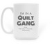 OMQG - Quilt Gang Mug, a White Large Coffee Mug (back-view)