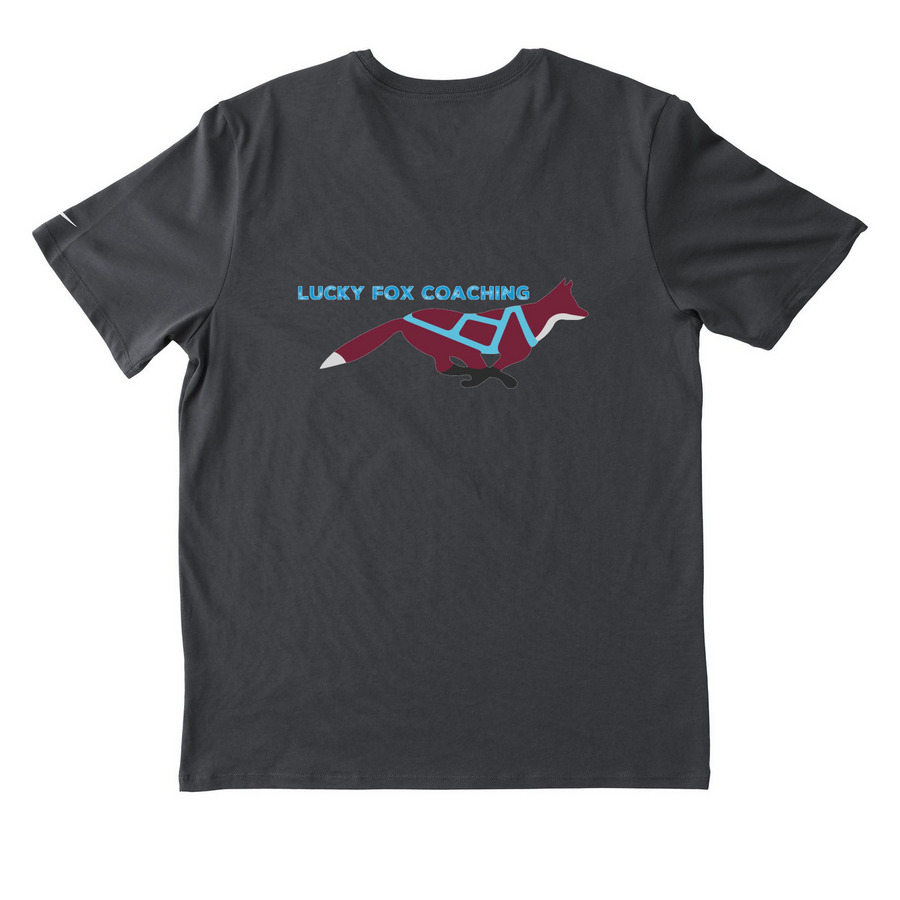 Lucky Fox Coaching, a Anthracite Nike Dri-FIT Jersey Blend Performance Tee (back-view)