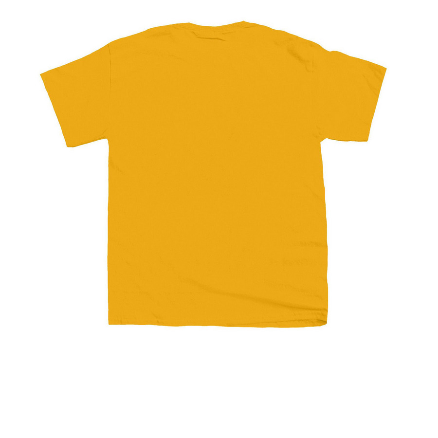 Stay Young & Salty, a Gold Youth Unisex Tee (back-view)