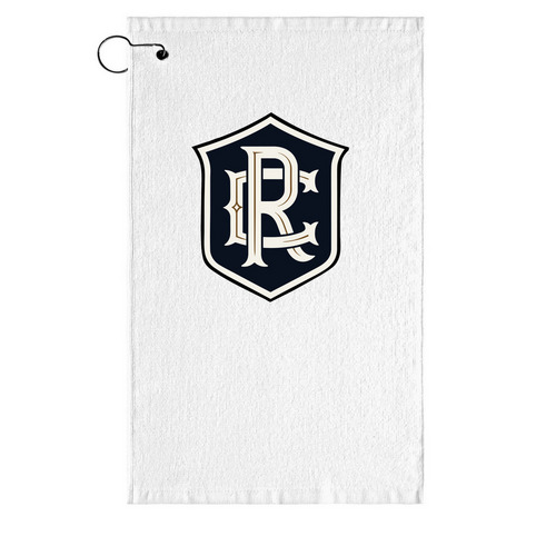 Rock Creek Golf Towel, a White Golf Towel
