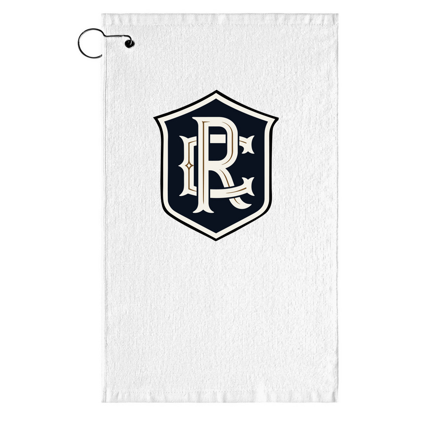 Rock Creek Golf Towel, a White Golf Towel