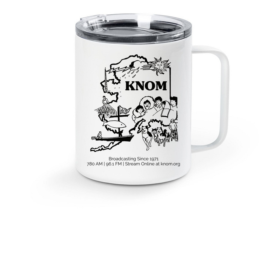 Vintage Collection, a White Stainless Steel Travel Mug